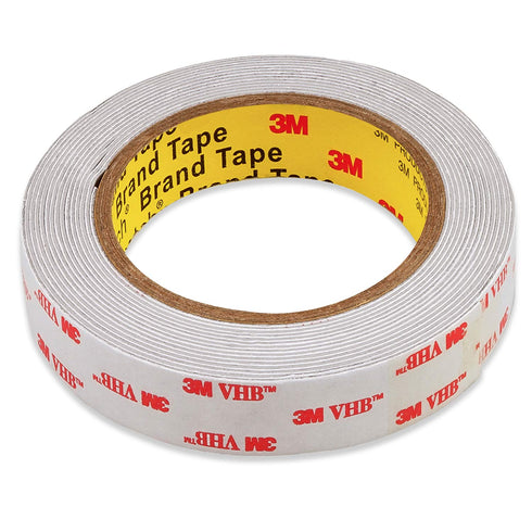 Double Sided Tape, Heavy Duty Mounting Tape, 4950 VHB, 1in x 15ft, White, Made in USA, Waterproof Mounting Tape